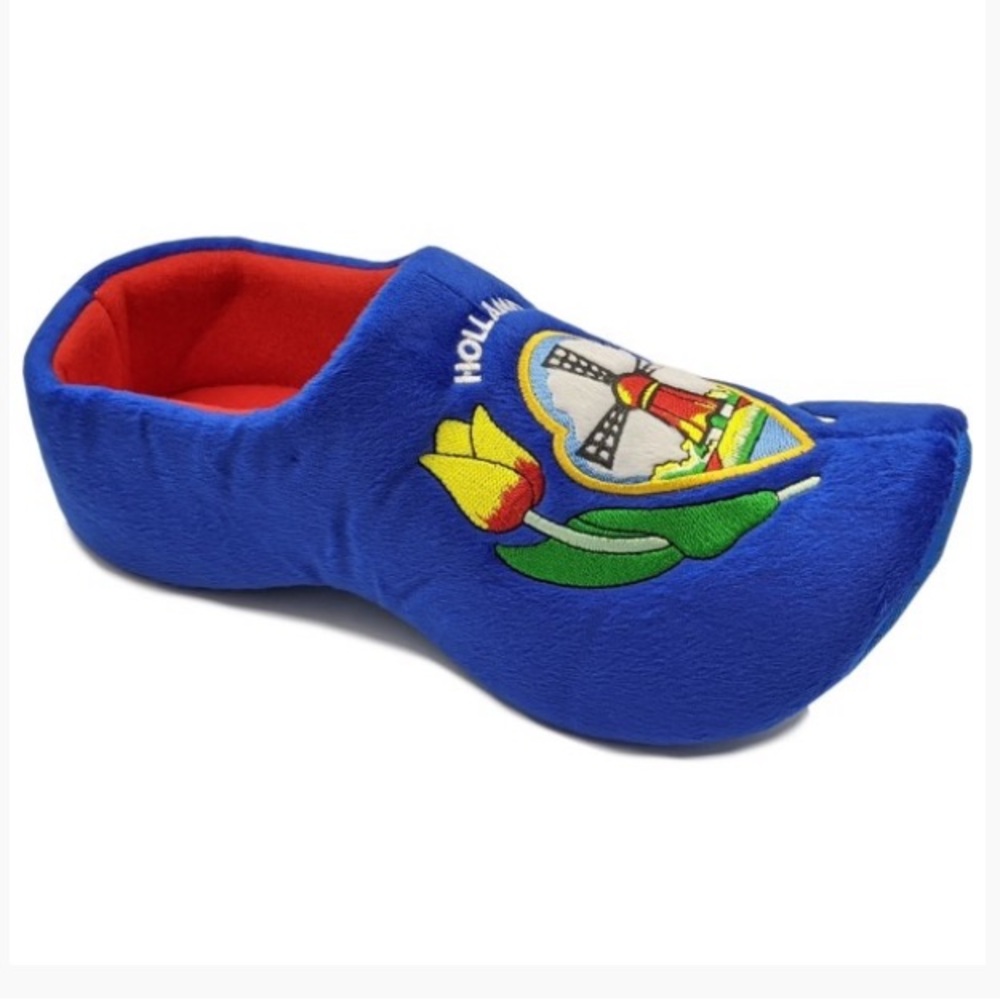 NEW Blue Soft Dutch Clog Slippers